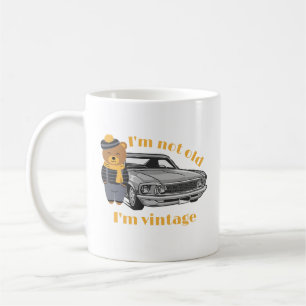 I’m not old, I’m Vintage Dad Funny Birthday Coffee Mug