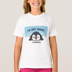 I’m Not Short I’m Penguin Size Cute Funny Pengui T-Shirt