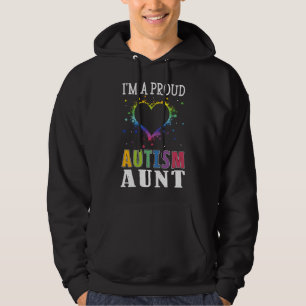 I M Proud Aunt Puzzle Special Autism Awareness Hoodie