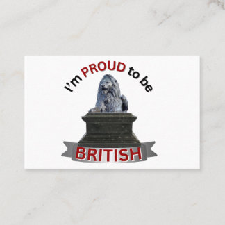 I’m Proud to be British Business Card
