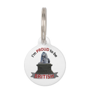 I’m Proud to be British Pet Tag