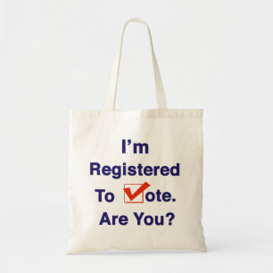 I’m Registered to Vote 2026 Tote Bag