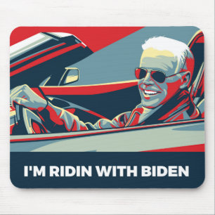 I’M RIDIN WITH BIDEN MOUSE MAT