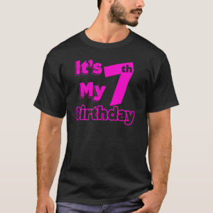 I´m seven years old and it´s my 7th Birthday 5 T-Shirt