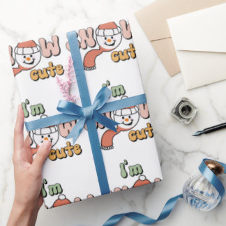 I' m Snow Man Cute Wrapping Paper
