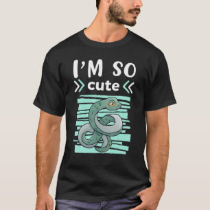 I`m So Cute Snake Kids Snake T-Shirt