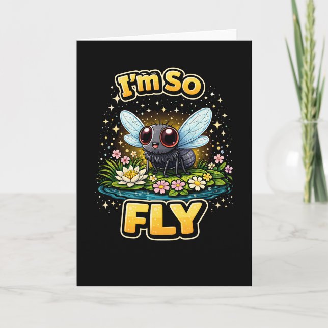 I’m So Fly Holiday Card (Front)