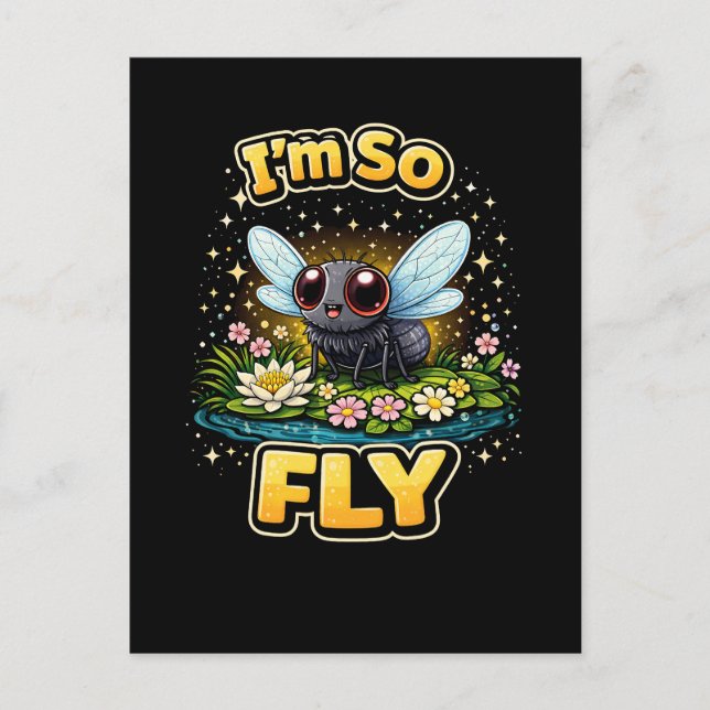 I’m So Fly Postcard (Front)