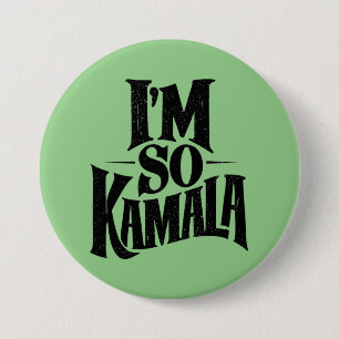 I’m so Kamala Brat Green Meme  7.5 Cm Round Badge