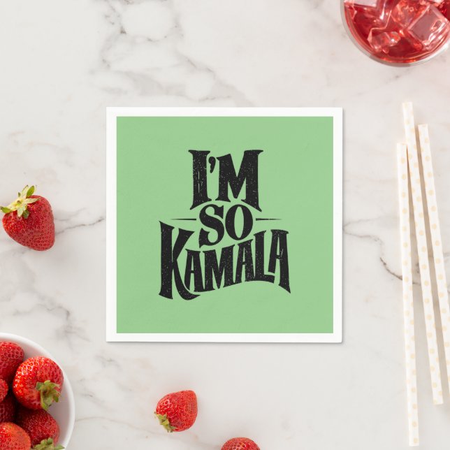 I’m so Kamala Brat Green Meme  Napkin (Insitu)
