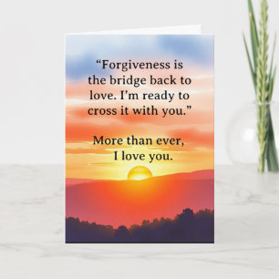 I’m Sorry Relationship Card