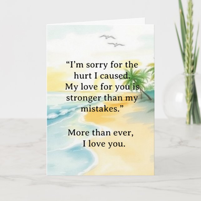 I’m Sorry Relationship Card (Front)