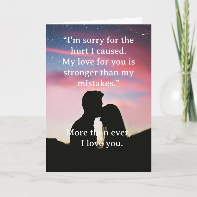 I’m Sorry Relationship Card (Front)