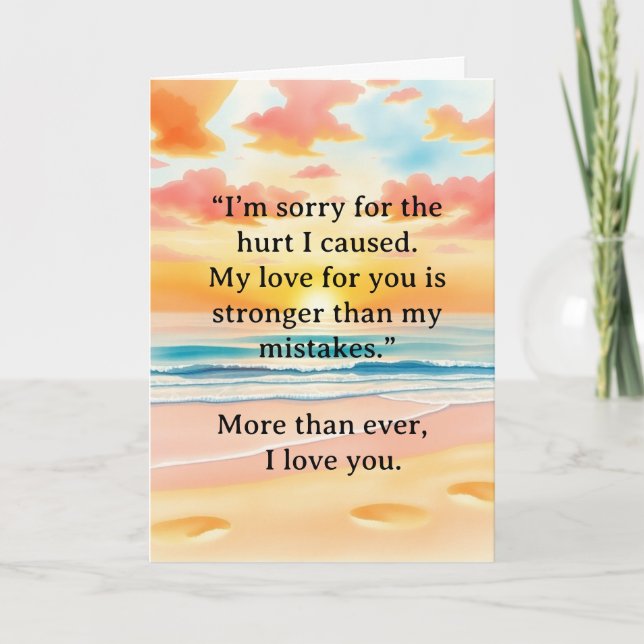 I’m Sorry Relationship Card (Front)