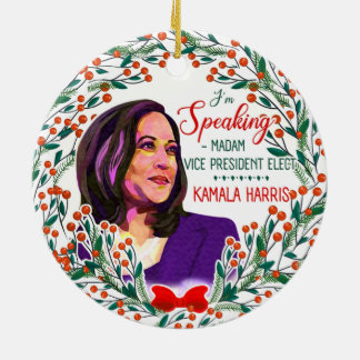 I’m Speaking Madam Vice President Elect Harris Ceramic Tree Decoration