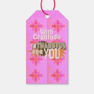 I’m Thankful for You: A Heartfelt Expression  Gift Tags