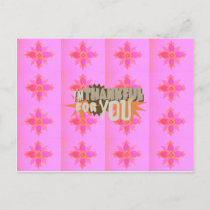 I’m Thankful for You: A Heartfelt Expression  Postcard