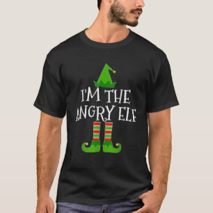 I m The Angry Elf Matching Family Group Christmas T-Shirt
