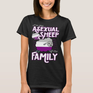I m The Asexual Sheep Of My Family Ace Pride Aest T-Shirt