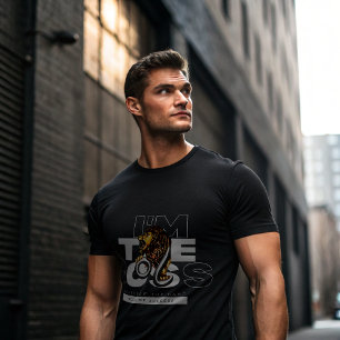 I’m The Boss Lion T-Shirt   Alpha Savage Motivatio