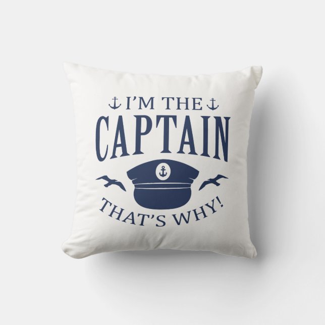 I’m The Captain Cushion (Front)