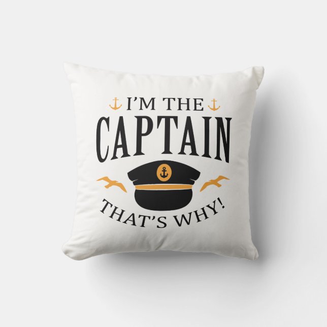 I’m The Captain Cushion (Front)