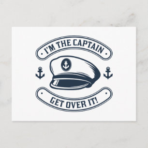 I’m The Captain Postcard