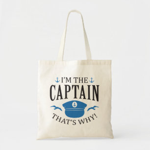 I’m The Captain Tote Bag