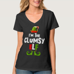 I M The Clumsy Elf Funny Matching Family Christmas T-Shirt