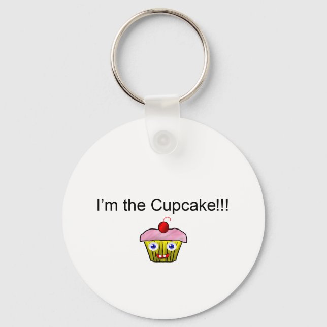 I’m the Cute Cupcake!!! Key Ring (Front)