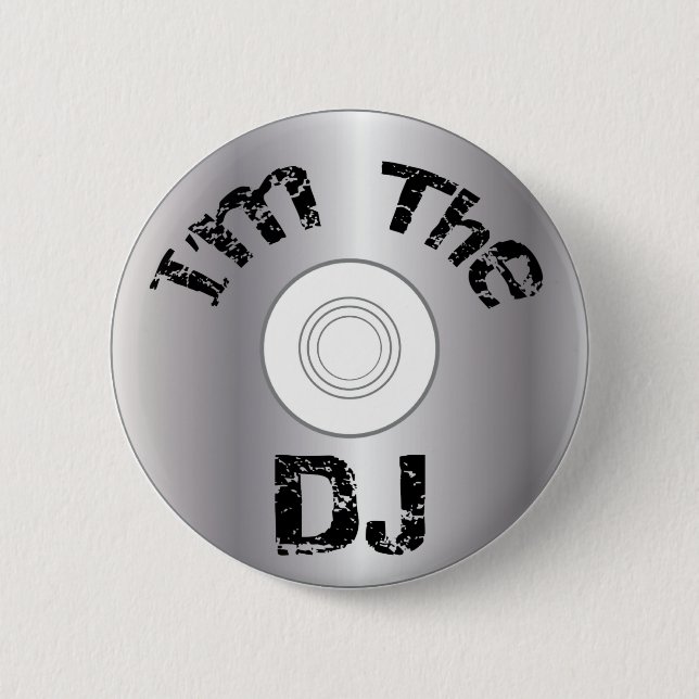 I.m The DJ Button Badge (Front)