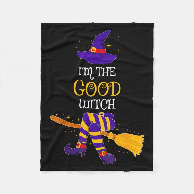 I’m The Good Witch Family Matching Costume Hallowe Fleece Blanket (Front)