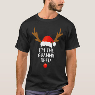 I M The Granny Deer Matching Family Group Fun Chri T-Shirt