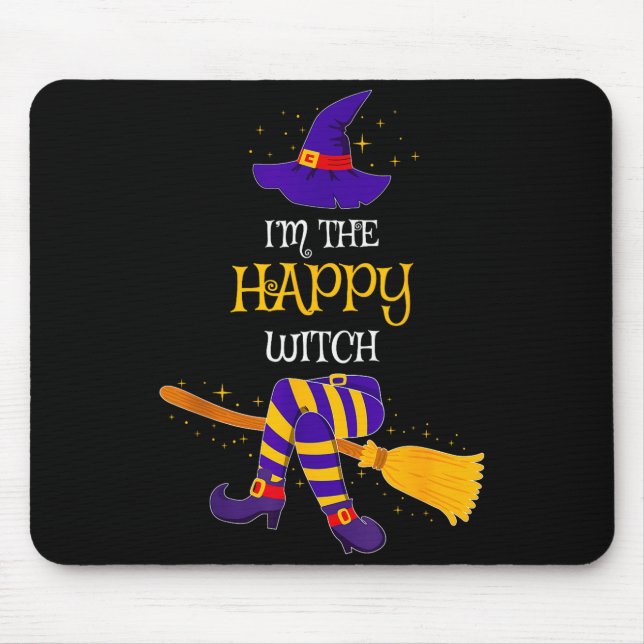 I’m The Happy Witch Family Matching Costume Hallow Mouse Mat (Front)