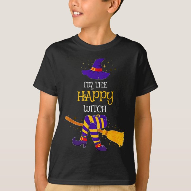 I’m The Happy Witch Family Matching Costume Hallow T-Shirt (Front)