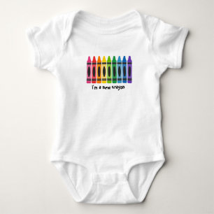 I’m the new crayon Baby-Matching Family Baby Bodysuit