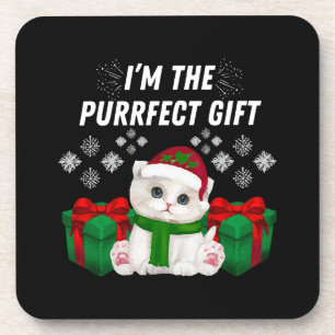 I m The Purrfect Gift Coaster