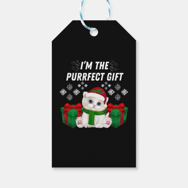 I m The Purrfect Gift Tags (Back)