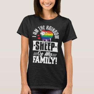 I m The Rainbow Sheep Of My Family Gif Gay Pride L T-Shirt