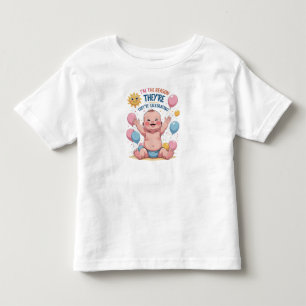 I’m the Reason They’re Celebrating Toddler T-Shirt