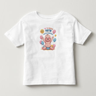 I’m the Reason They’re Celebrating Toddler T-Shirt