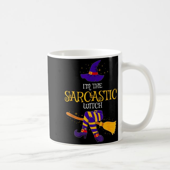 I’m The Sarcastic Witch Family Matching Costume Ha Coffee Mug (Right)
