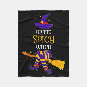 I’m The Scy Witch Family Matching Costume Hallowee Fleece Blanket