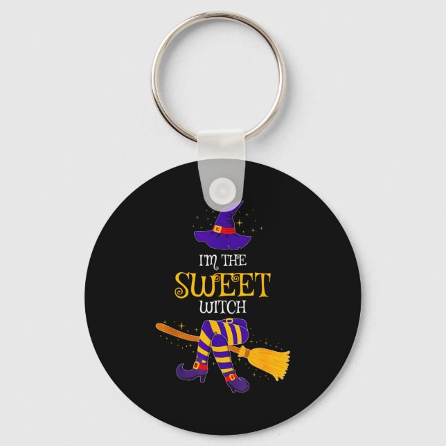 I’m The Sweet Witch Family Matching Costume Hallow Key Ring (Front)