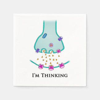 I’m Thinking Neuron Synapse Napkin