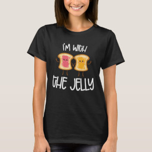 I m With Jelly Couple Peanut Butter Partner T-Shirt