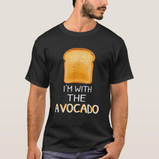 I m with the Avocado Avocadolovers Toast Halloween T-Shirt