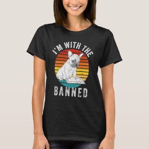 I m With The Banned Read Banned Books BookWorm 4 T-Shirt