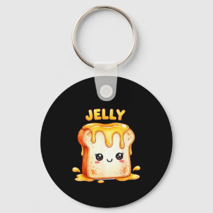 I’m With The Jelly Funny Matching Couple Cute Kawa Key Ring
