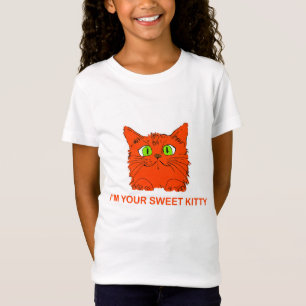 I’m Your Sweet Kitty - Red Cat by artist Lukian T-Shirt